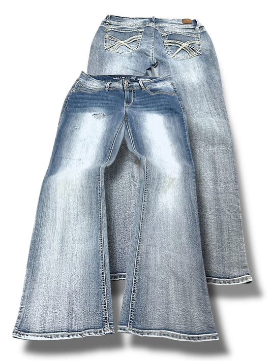 Vintage Wallflower Y2K Low Waist Bootcut / Flared Damenjeans (M)