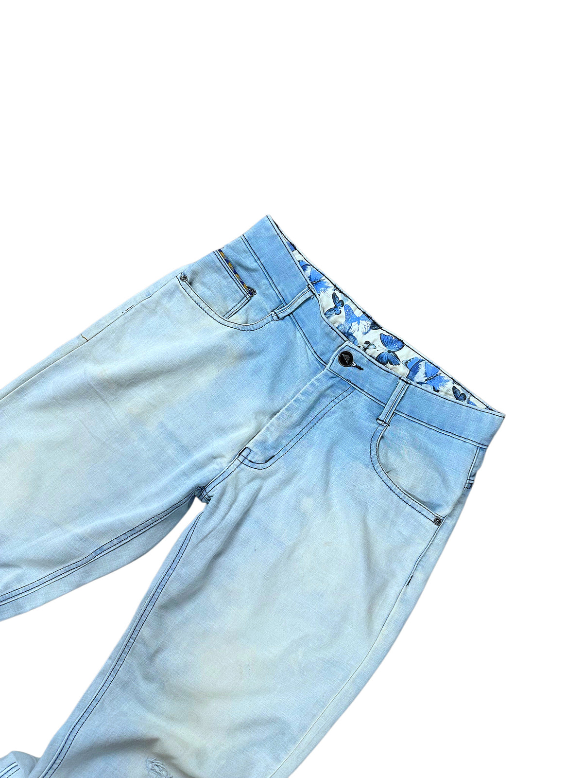 Vintage Armani Straight Leg Jeans (S) – Detailaufnahme 1