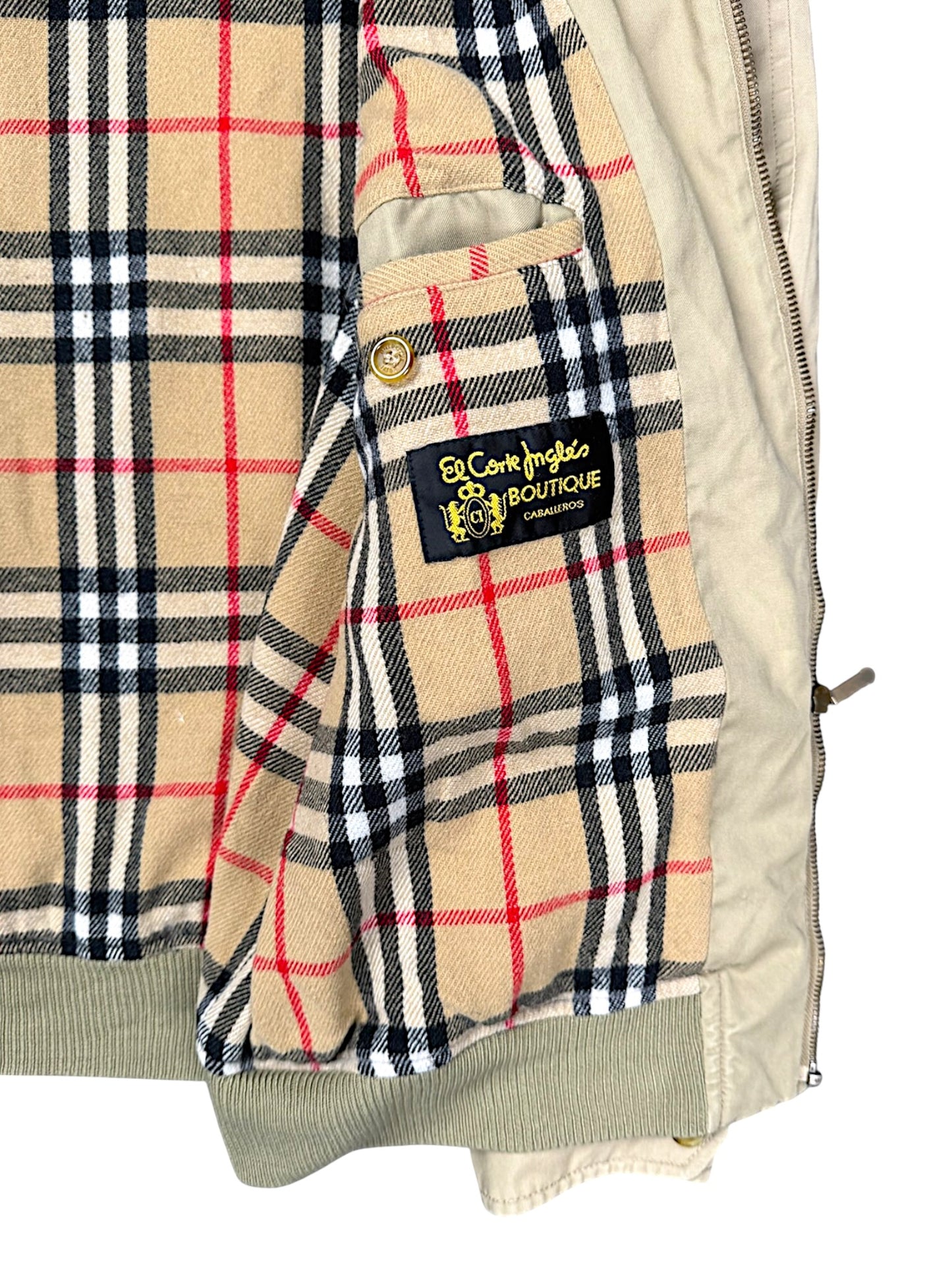 Vintage Burberry Y2K „monogram“ Harrington Jacke (L)