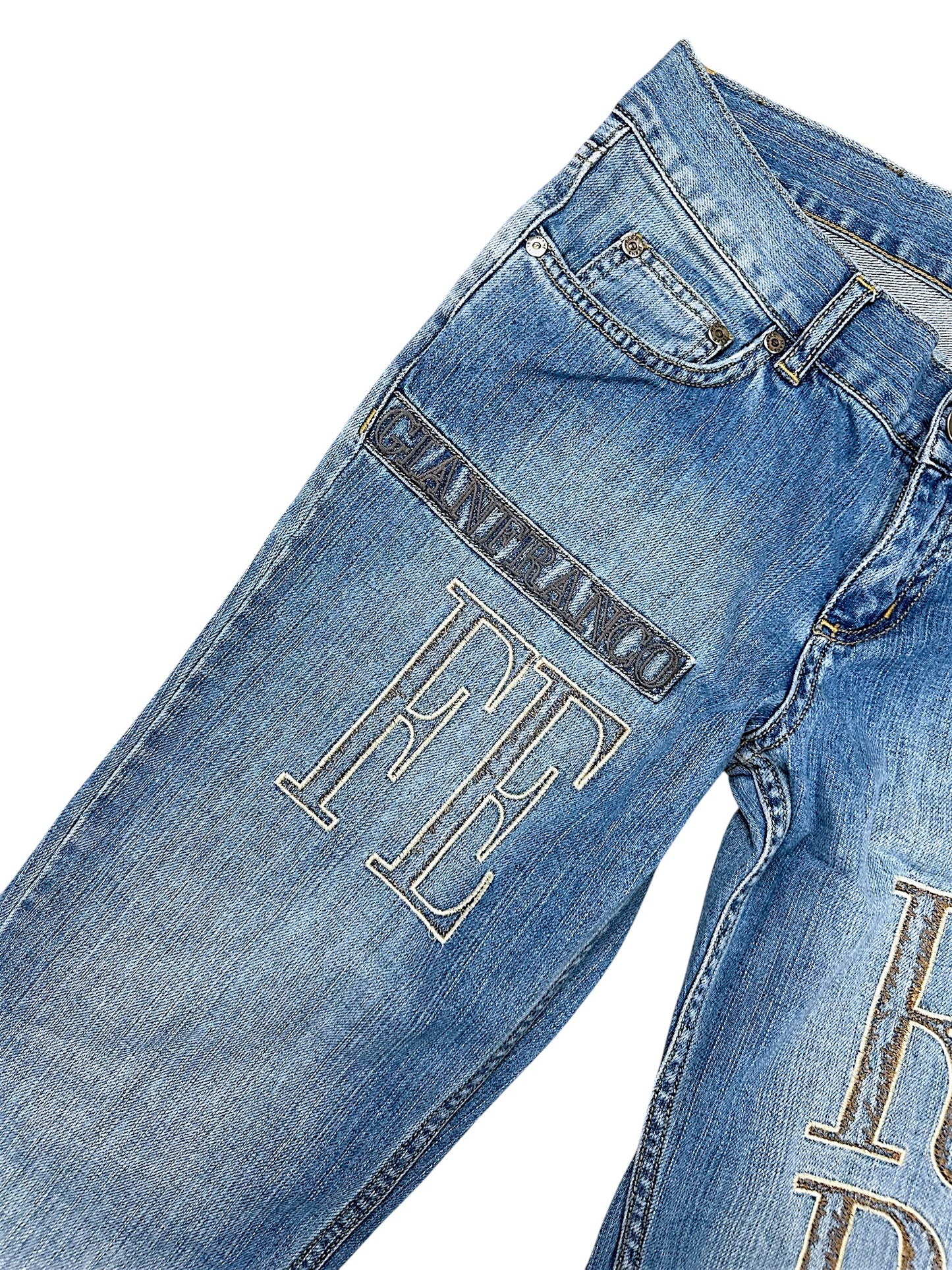 Vintage Gianfranco Ferre Y2K Bootcut / Flared Damenjeans (M)