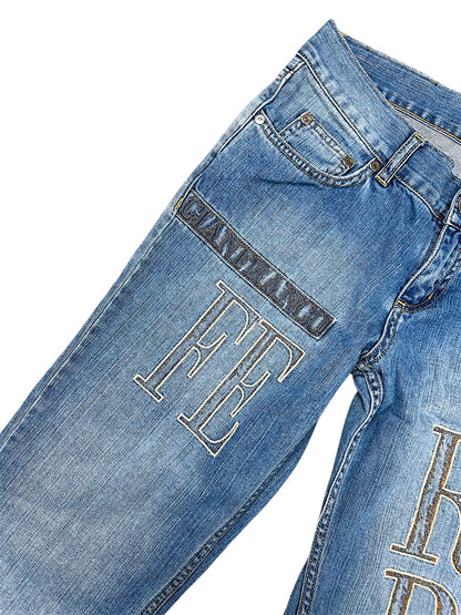 Vintage Gianfranco Ferre Y2K Bootcut / Flared Damenjeans (M)