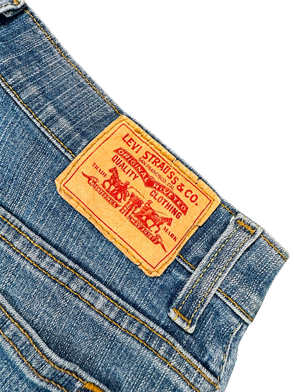 Vintage Levi’s Bootcut / Flared Damenjeans „RELAXED BOOTCUT 550“ (S)