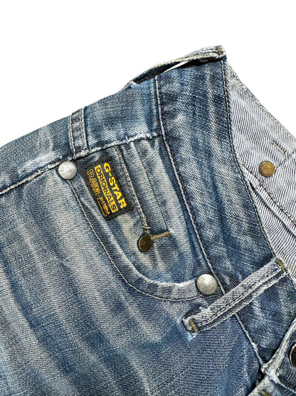 Vintage G-Star Bootcut/Flared Damenjeans (S) – Detailaufnahme 2