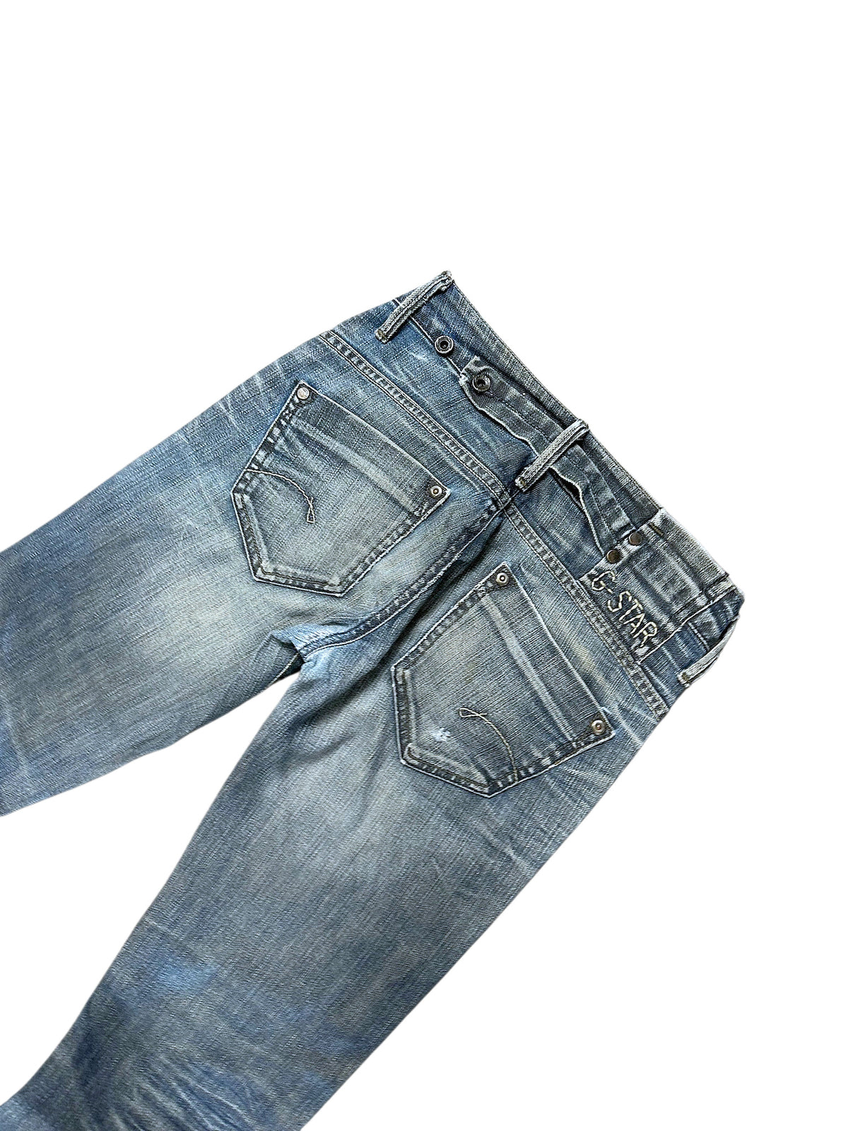Vintage G-Star Bootcut/Flared Damenjeans (S) – Detailaufnahme 3