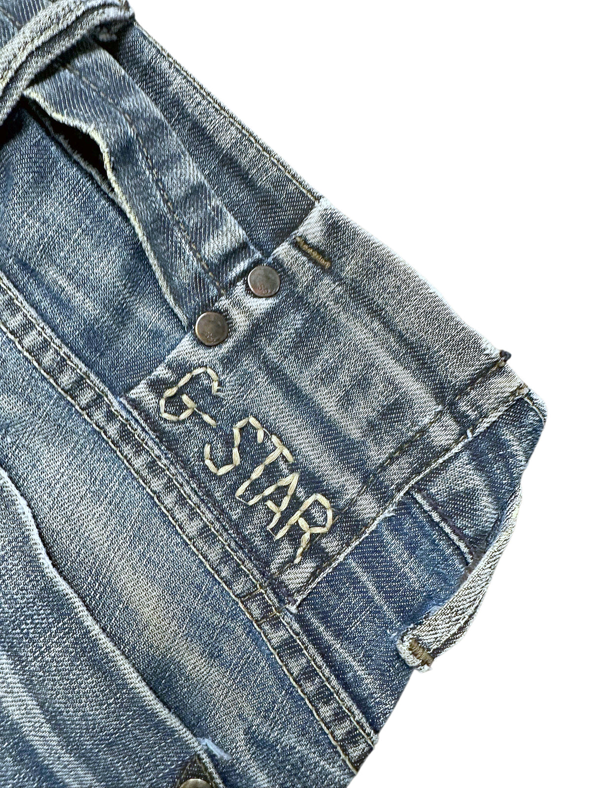 Vintage G-Star Bootcut/Flared Damenjeans (S) – Detailaufnahme 5