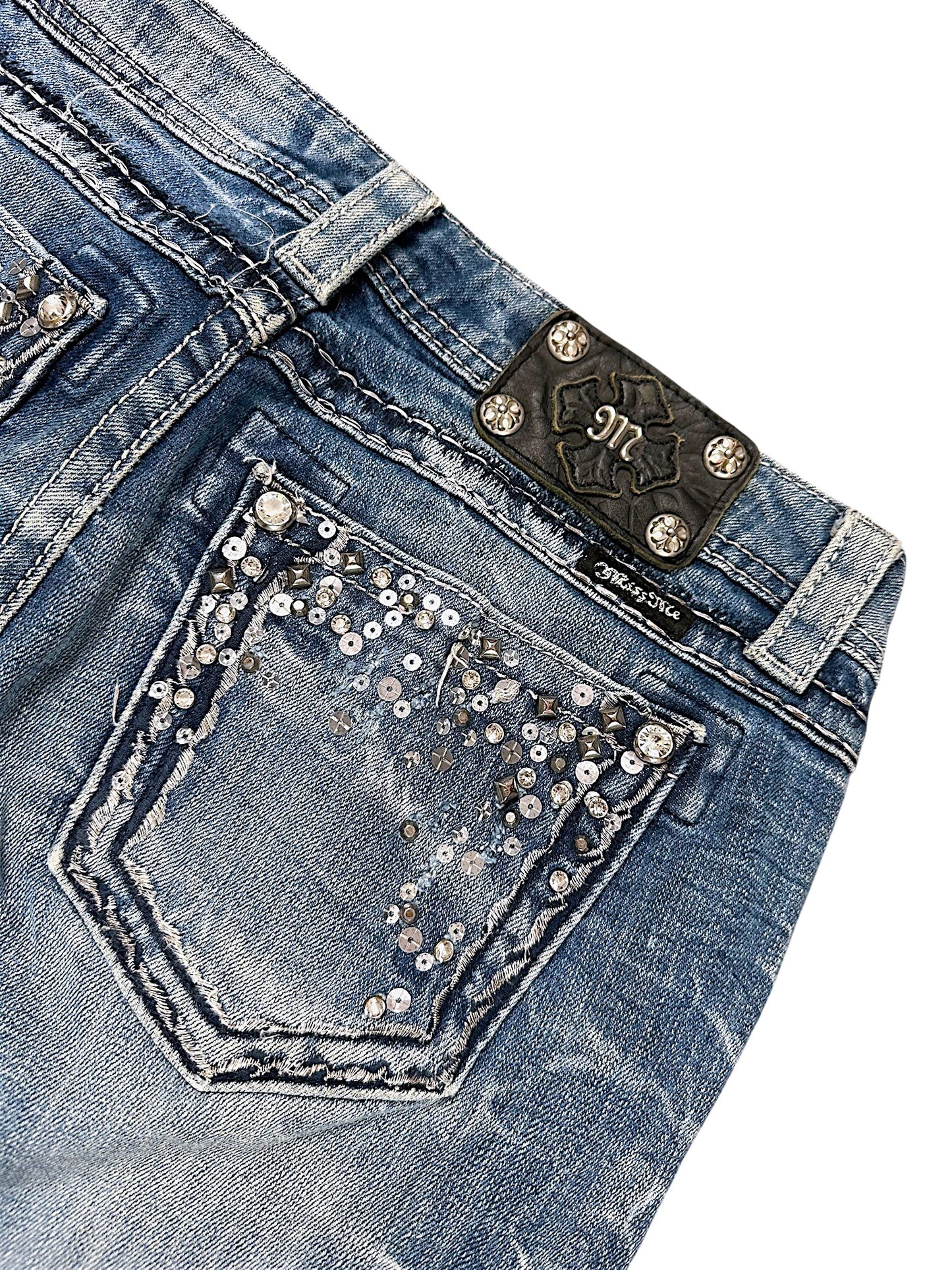 Vintage Miss Me Y2K Bootcut / Flared Damenjeans (L)