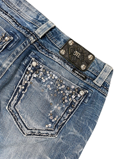 Vintage Miss Me Y2K Bootcut / Flared Damenjeans (L)
