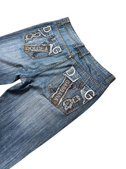 Vintage Dolce & Gabbana Y2K Baggy Jeans (L)