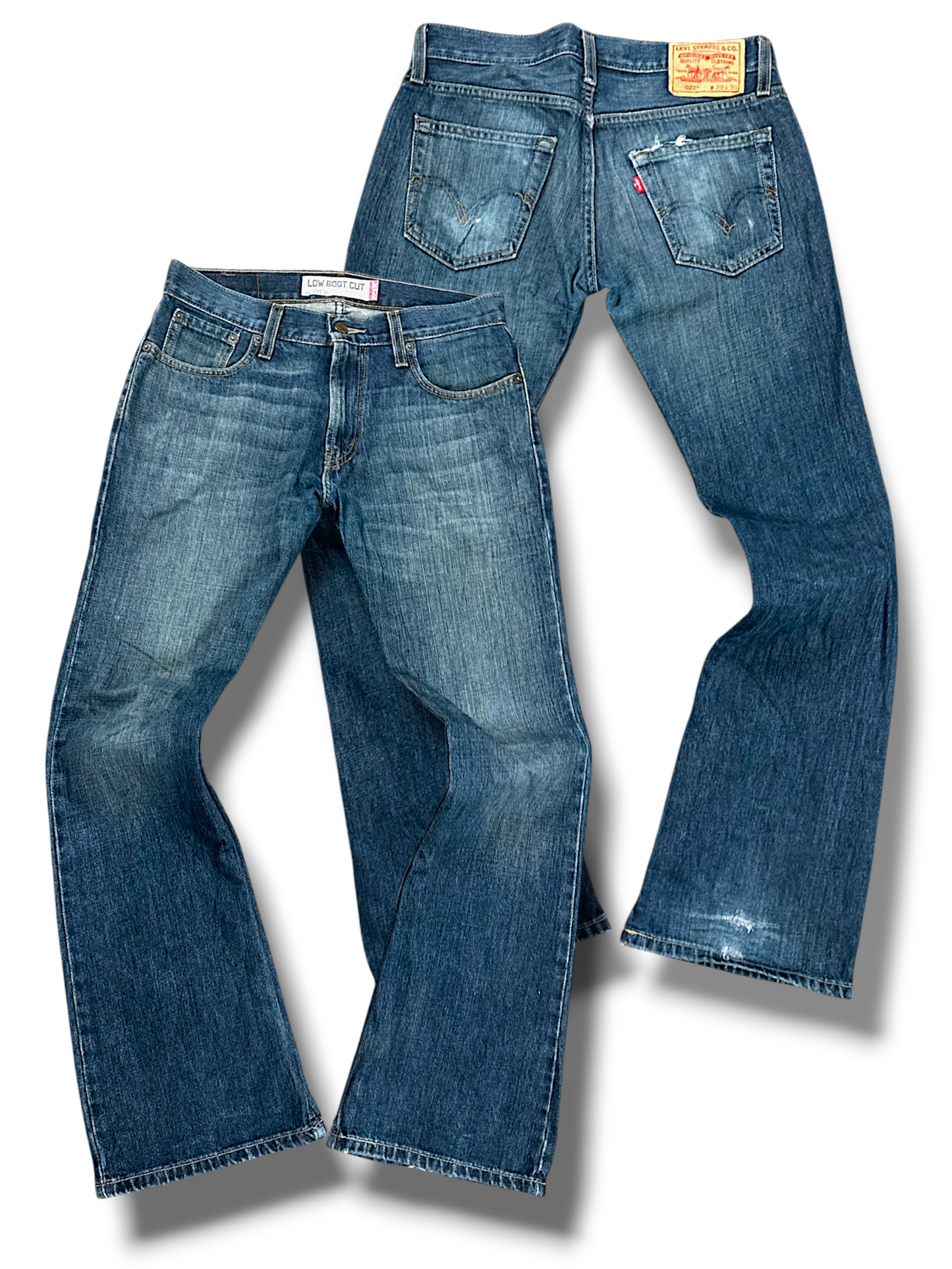 Vintage Levi’s Bootcut / Flared Damenjeans „527 LOW BOOT CUT“ (M)
