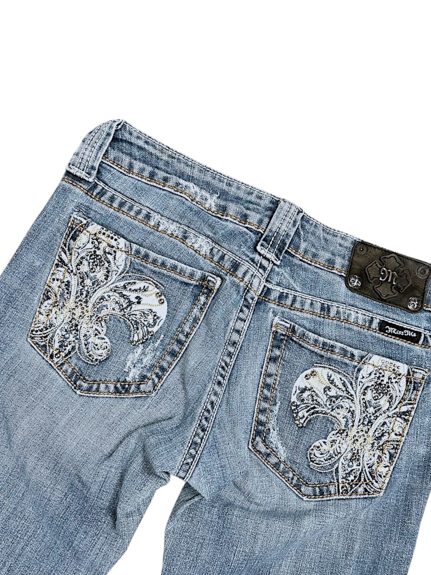 Vintage Miss Me y2k Low Waist Bootcut Damenjeans (M)