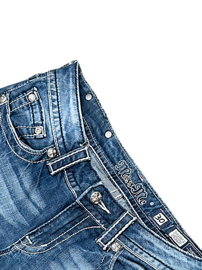 Vintage Miss Me Y2K Straight Leg Damenjeans (M)