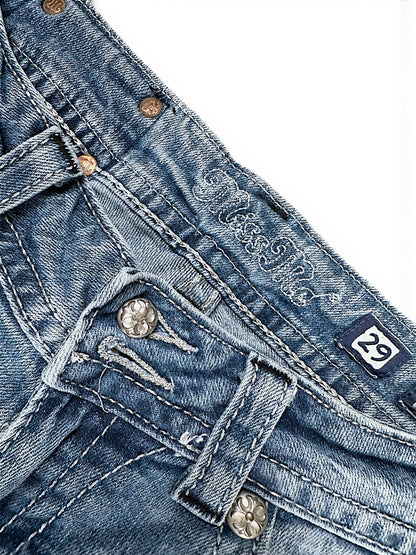 Vintage Miss Me Y2K Bootcut / Flared Damenjeans (S)