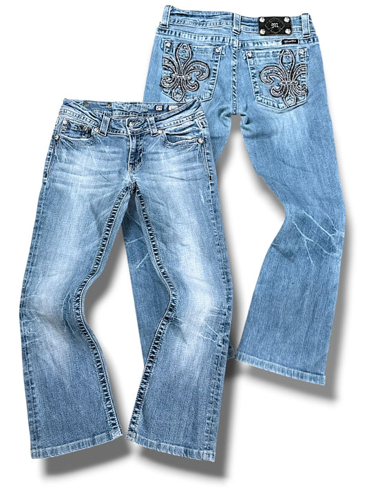 Vintage Miss Me Y2K Bootcut / Flared Damenjeans (S)