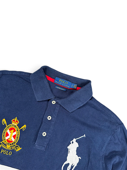 Vintage Ralph Lauren Y2K „Big Pony“ Langarm Polo (S)