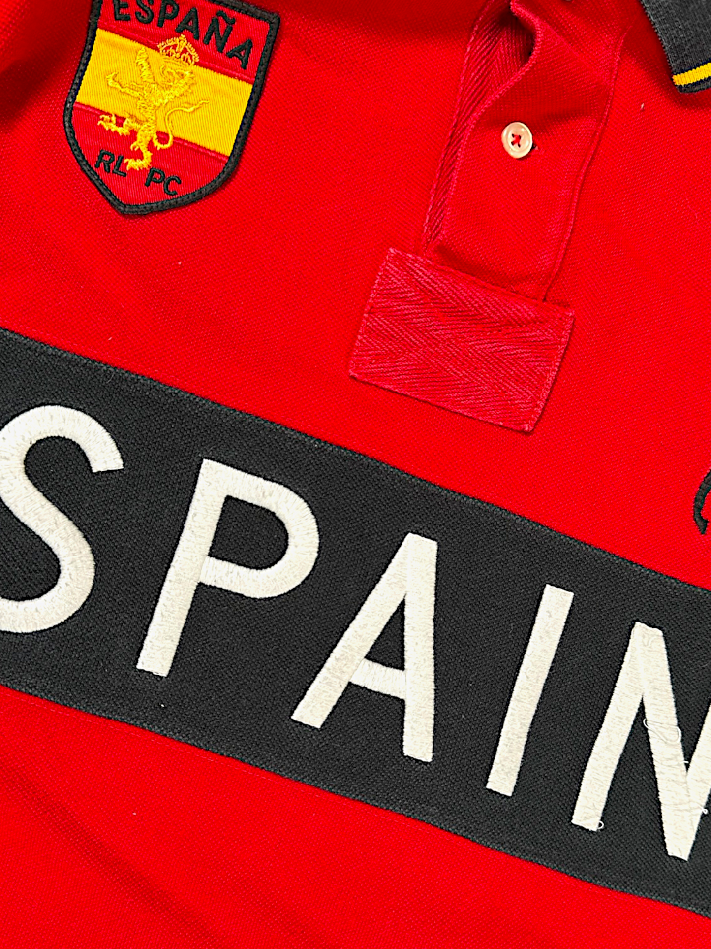 Vintage Ralph Lauren Y2K „Spain“ Polo (L)