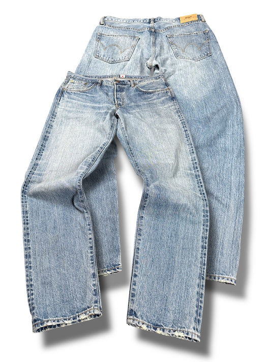 Vintage Japan Rags straight leg Jeans (L)