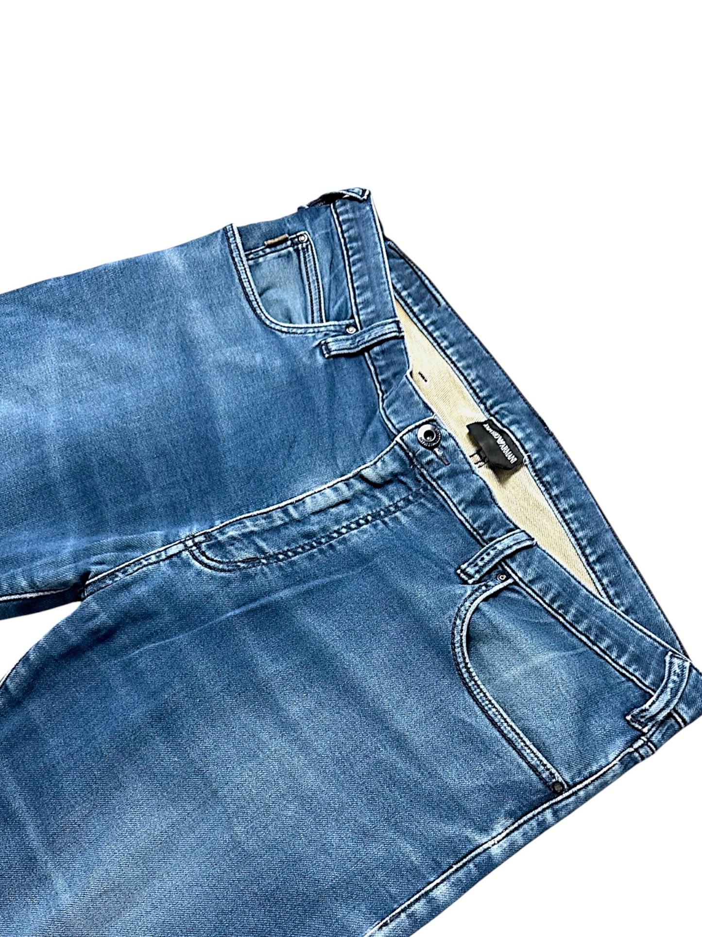 Vintage Armani Y2K Straight Leg Jeans (M)