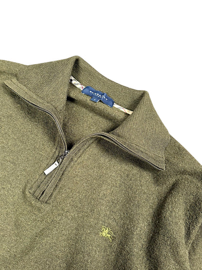 Vintage Burberry Pullover mit Kragen Damen (S)