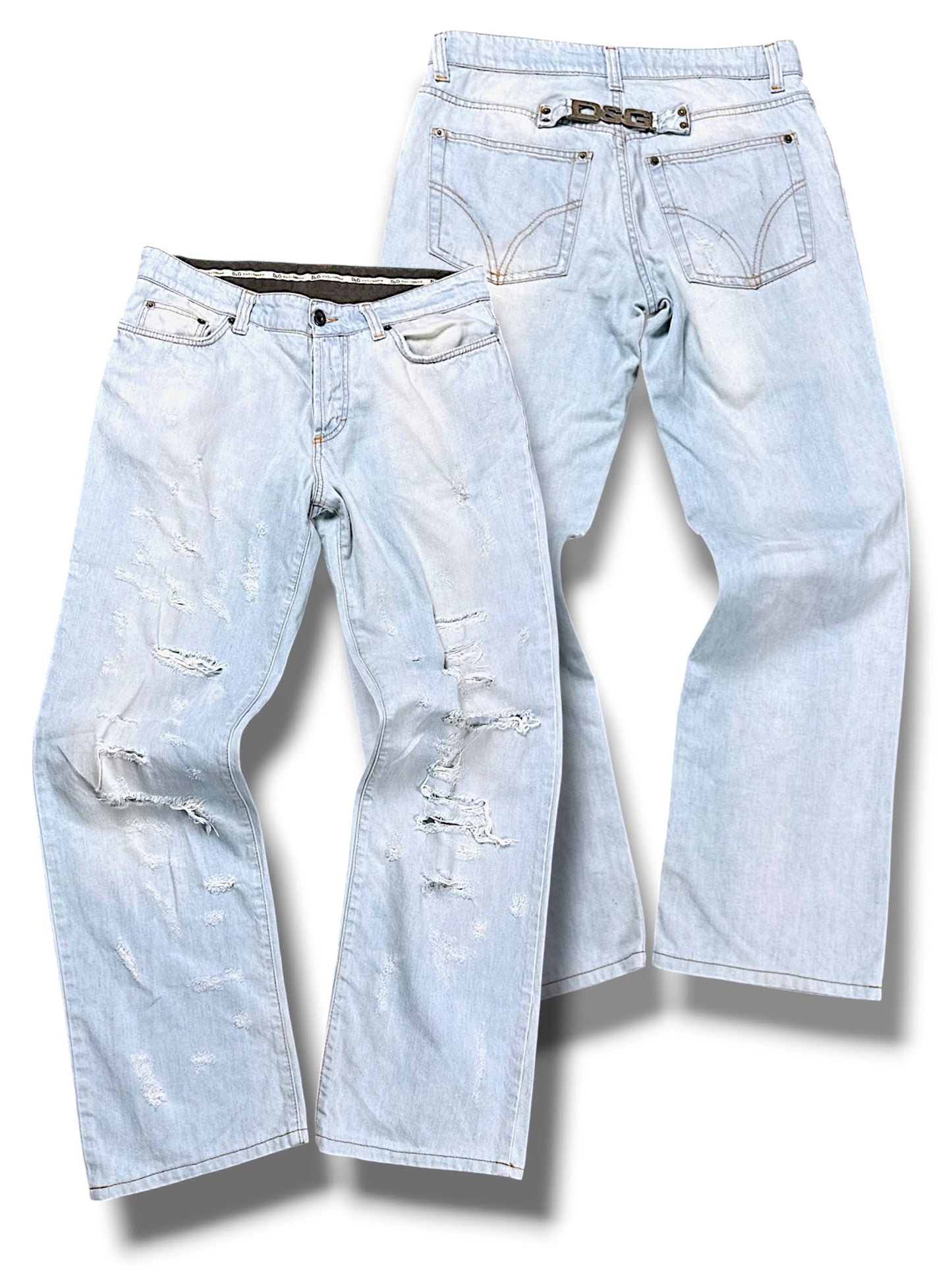 Vintage Dolce & Gabbana Y2K Straight Leg Jeans (M)