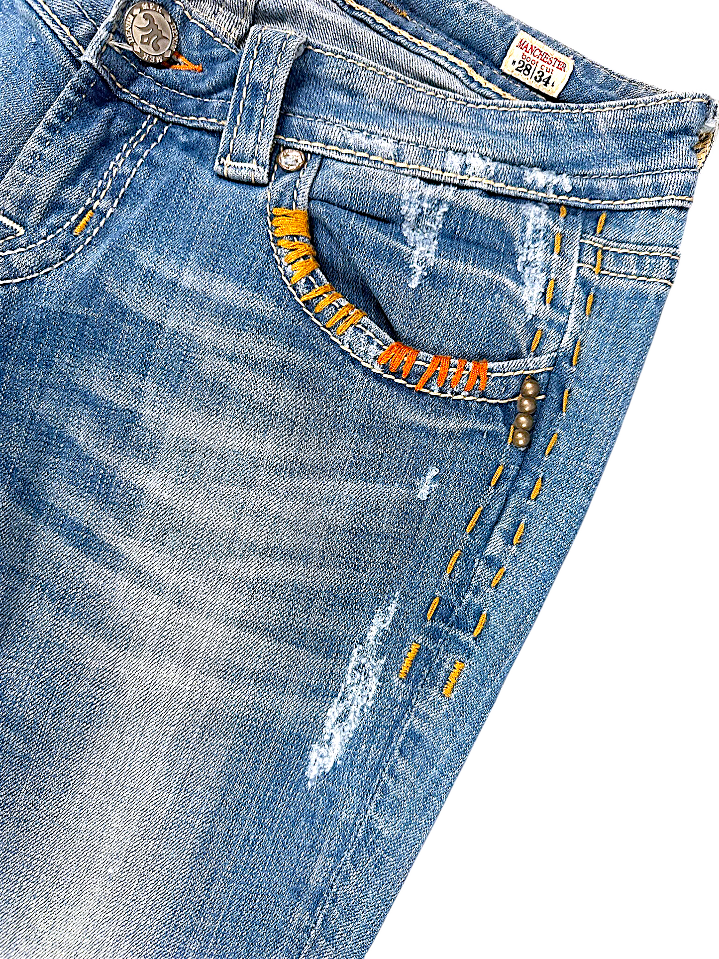 Vintage MERDENIM Y2K Bootcut Damenjeans (L)