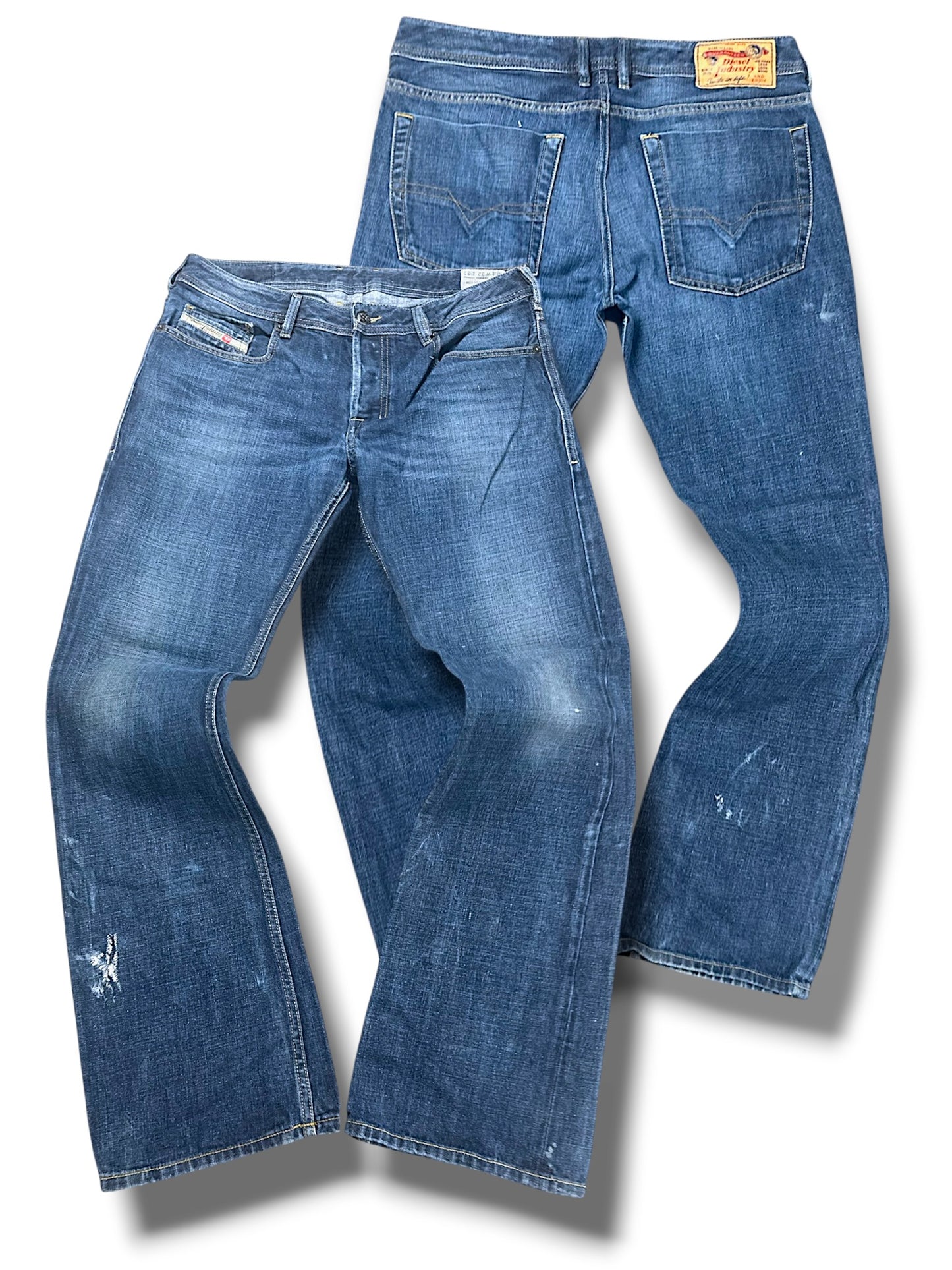Vintage Diesel Y2K Flared Jeans (M)