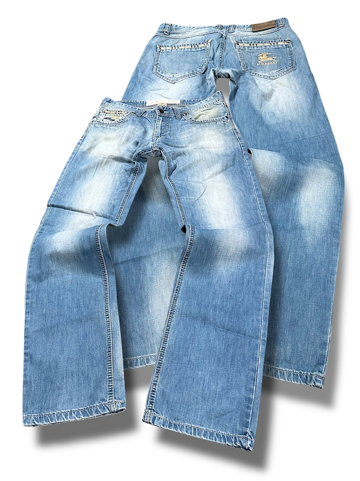 Vintage Burberry Y2K Straight Leg Jeans (L)