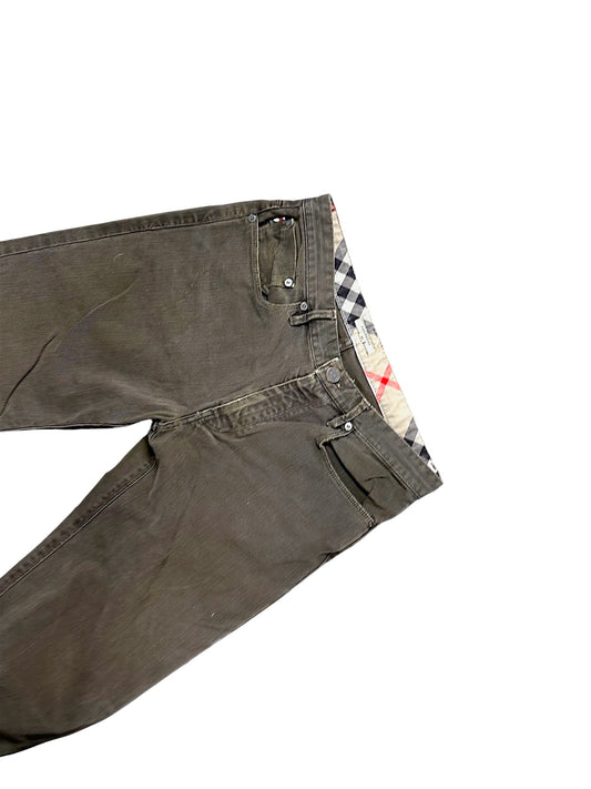 Vintage Burberry Y2K Straight Leg Jeans (S)