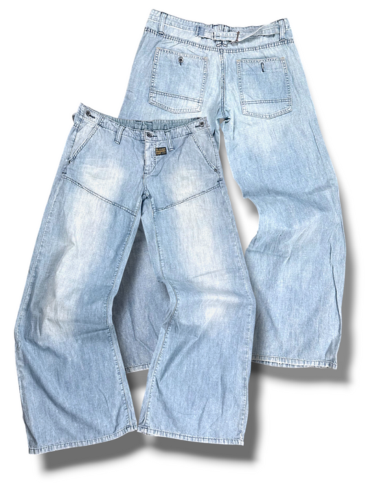 Vintage G-Star Y2K Low Waist Flared Damenjeans (M)