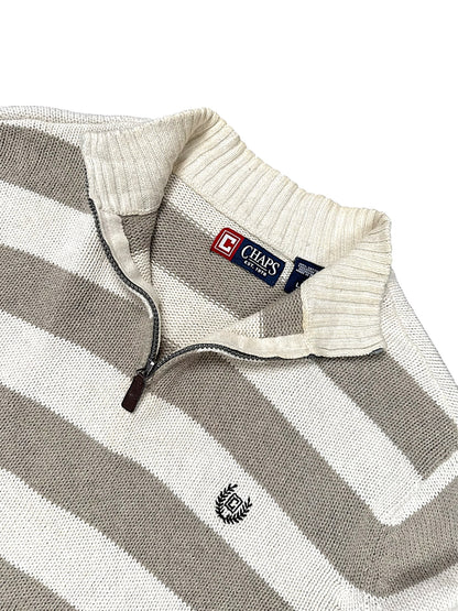 Vintage Ralph Lauren „Chaps“ Pullover mit Kragen (L)