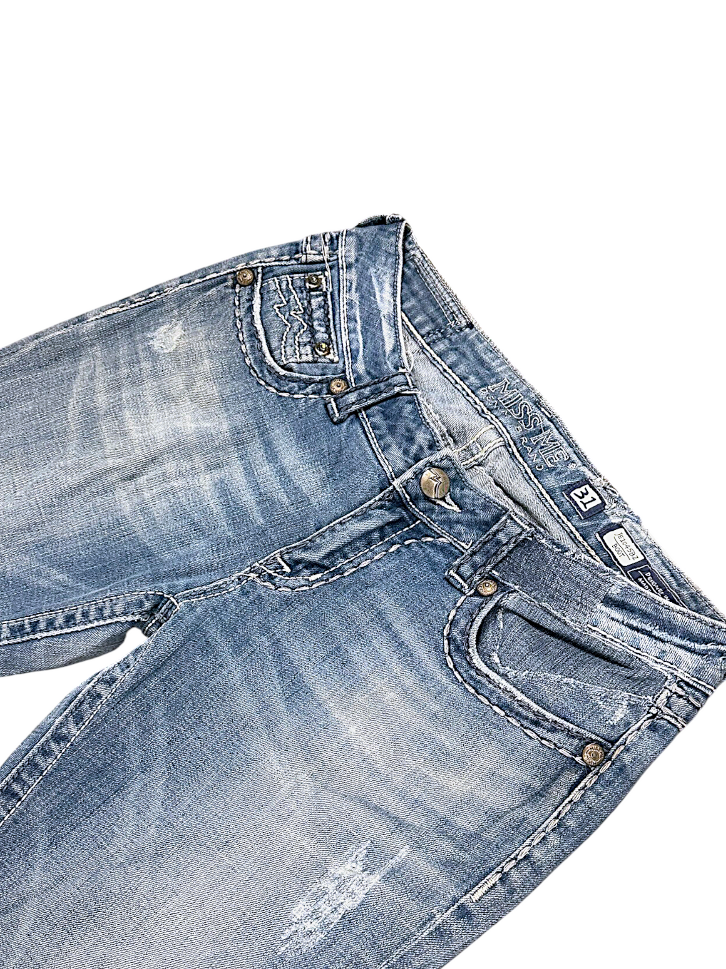 Vintage Miss Me Y2K Bootcut / Flared Damenjeans (XL)