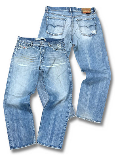 Vintage Diesel Baggy Jeans (XL) – Vorder- und Rückansicht