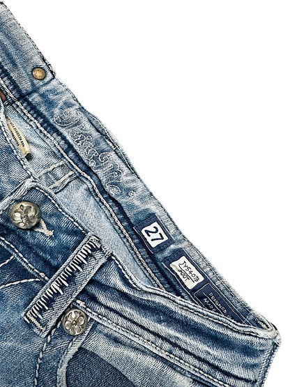 Vintage Miss Me Y2K Low Waist Bootcut / Flared Damenjeans (M)