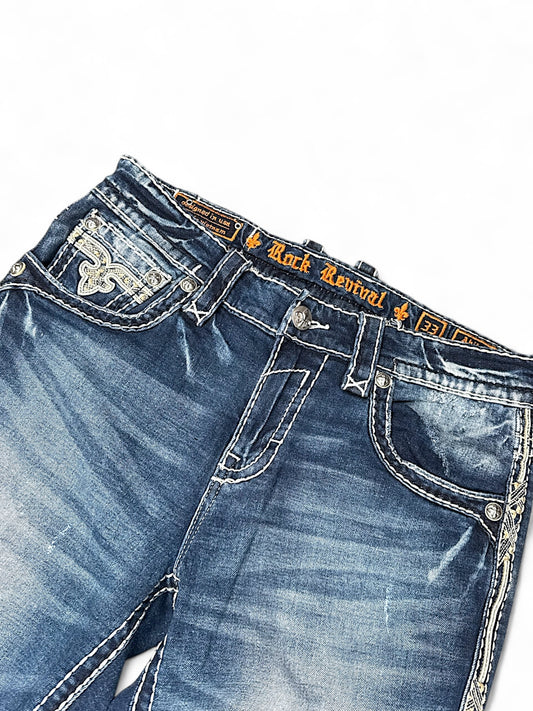 Vintage Rock Revival y2k Jeans (XL)