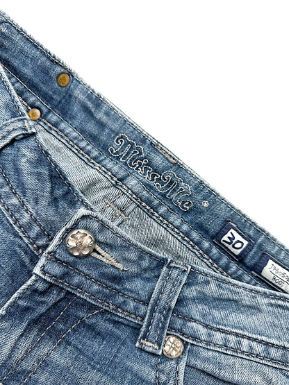 Vintage Miss Me Y2K Low Waist Bootcut / Flared Damenjeans (M)
