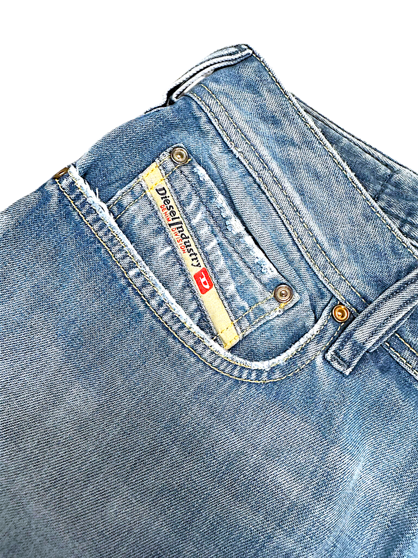 Vintage Diesel Y2K Flared Baggy Jeans (L)