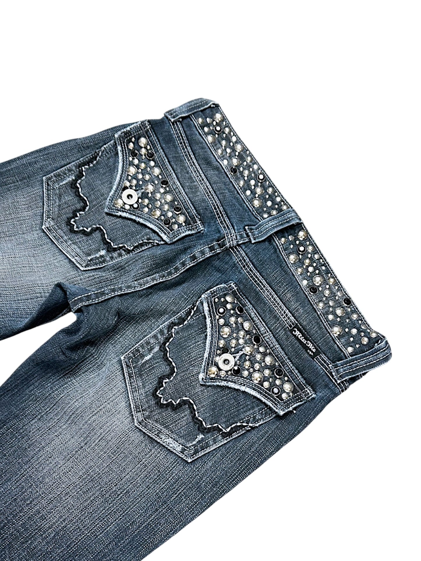 Vintage Miss Me Y2K Low Waist Bootcut / Flared Damenjeans (M)