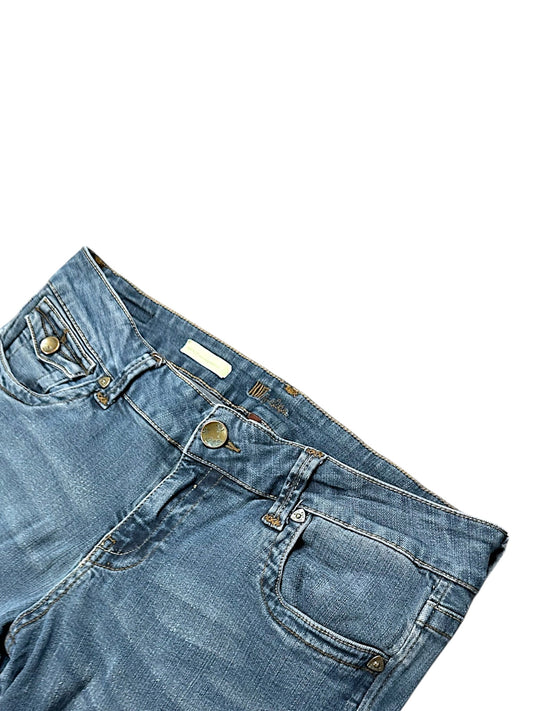 Vintage Embroidery Y2K Bootcut / Flared Damenjeans (XL)