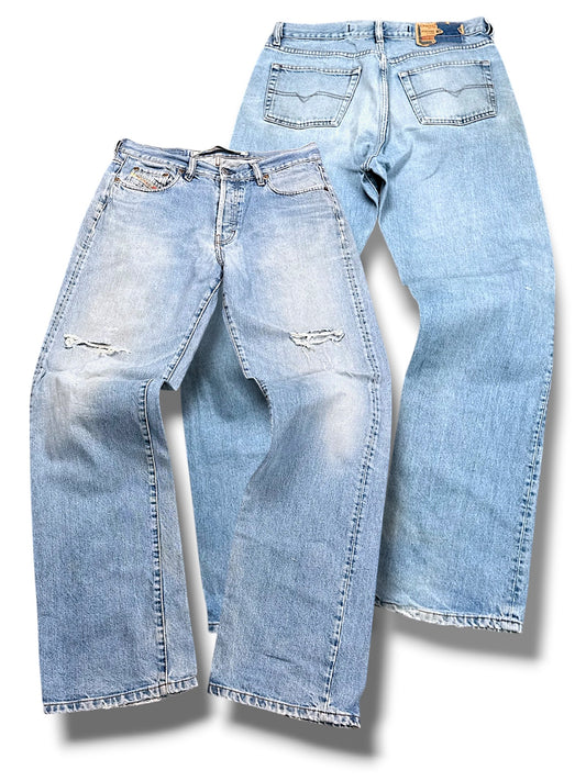 Vintage Diesel Y2K Straight Leg Jeans (L)
