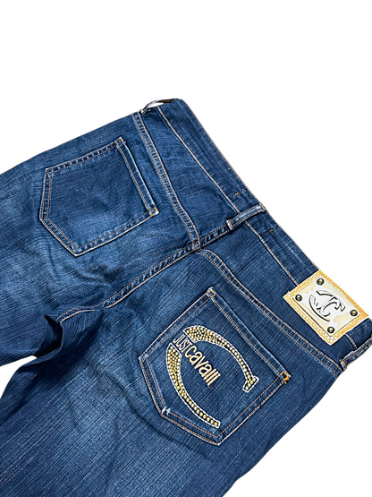 Vintage Cavalli Y2K Straight Leg Damenjeans (M)