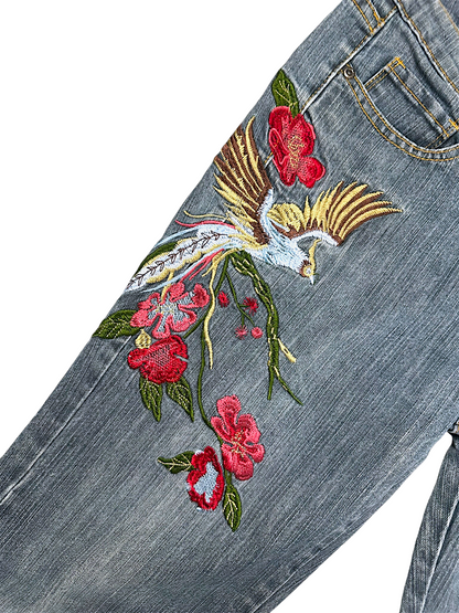 Vintage Japan Style Y2K Bootcut Damenjeans (L)