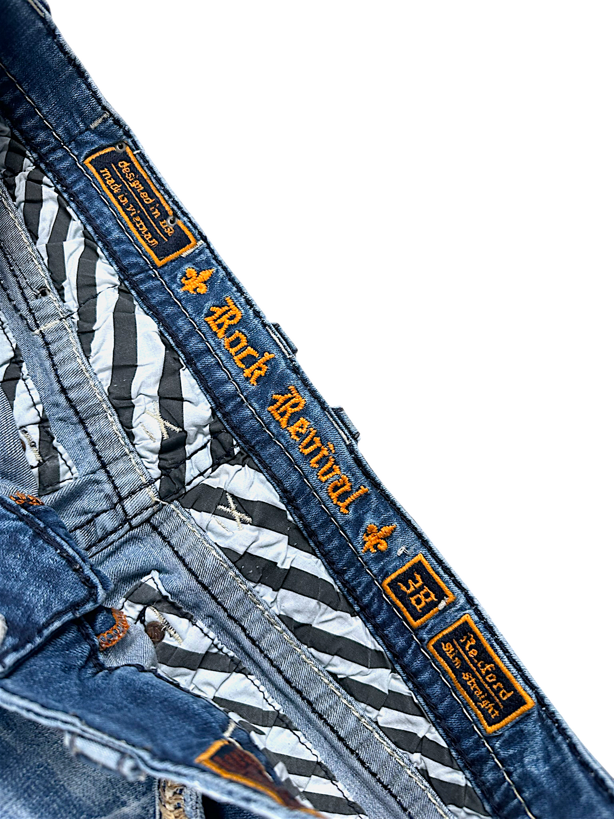 Vintage Rock Revival Y2K Straight Leg Jeans (S)