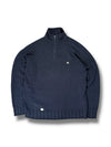Vintage Burberry sweater med lynlås (L)