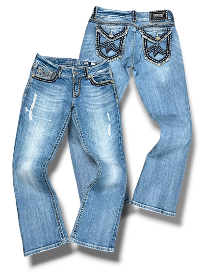 Vintage Miss Me Y2K Bootcut / Flared Damenjeans (M)