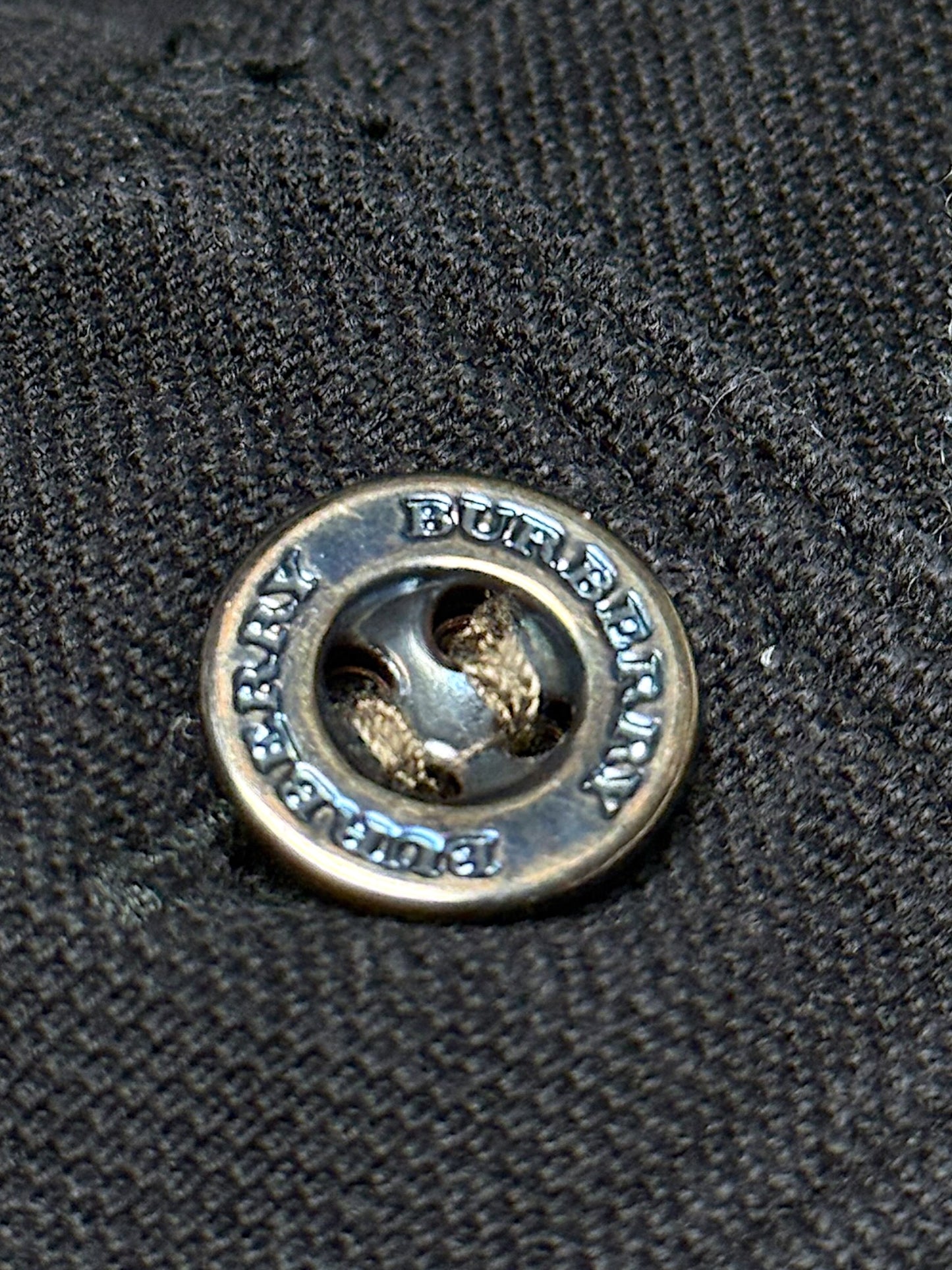 Vintage Burberry Y2K Langarm Polo (L)