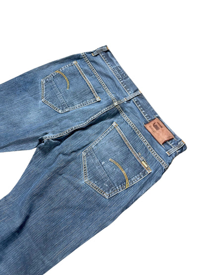 Vintage G-Star Baggy Jeans „3301“ (M) – Detailaufnahme 3