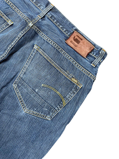 Vintage G-Star Baggy Jeans „3301“ (M) – Detailaufnahme 4