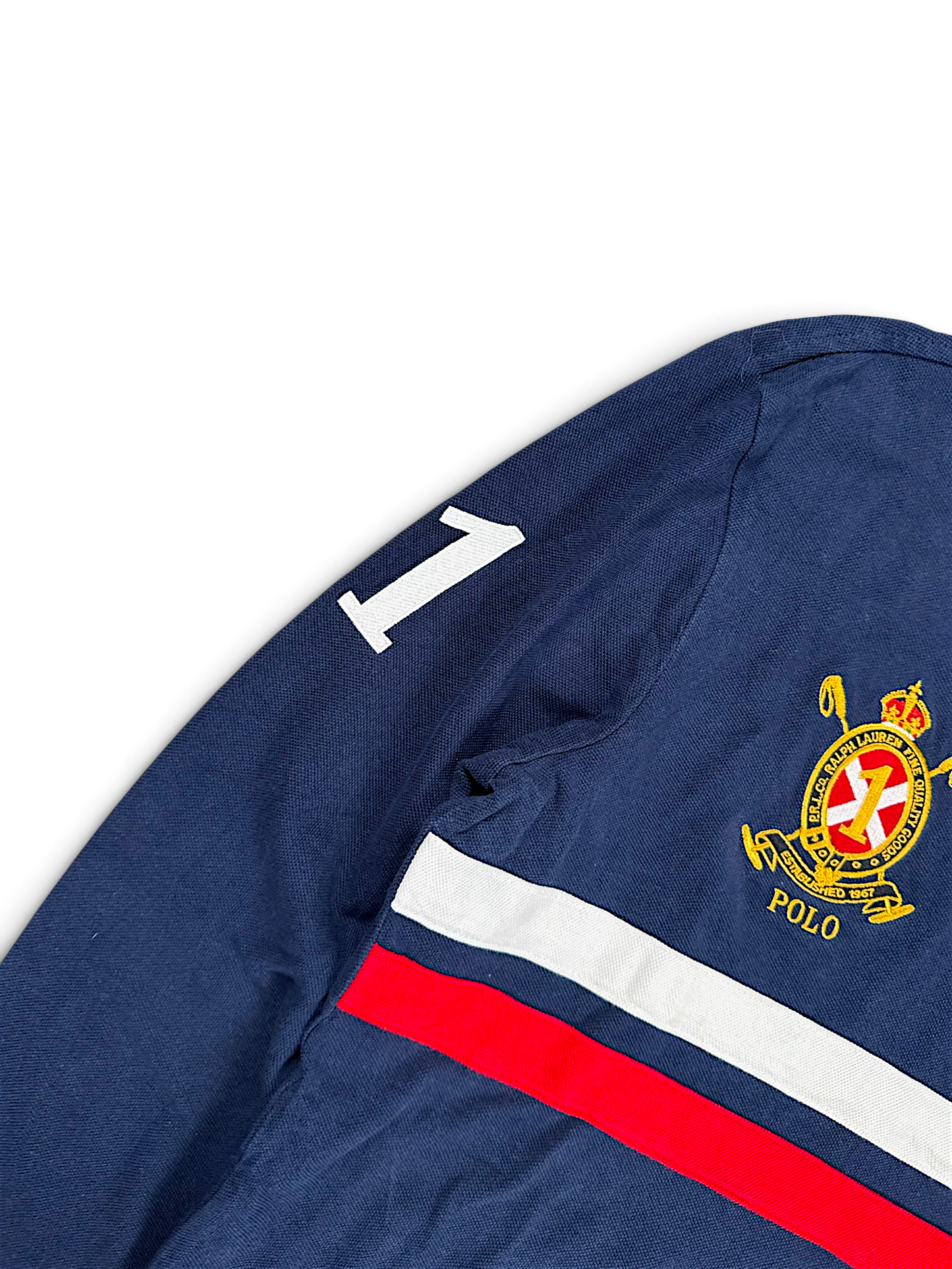 Vintage Ralph Lauren Y2K „Big Pony“ Langarm Polo (S)