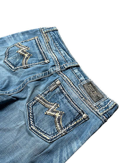 Vintage Miss Me Y2K Low Waist Bootcut / Flared Damenjeans (L)
