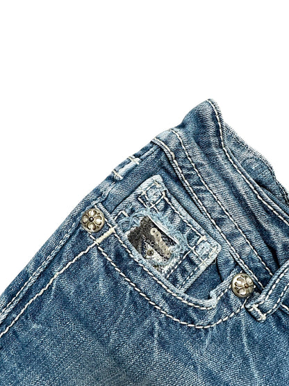 Vintage Miss Me Y2K Low Waist Bootcut / Flared Damenjeans (S)