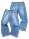 Vintage Diesel Flared Jeans (M) – Vorder- und Rückansicht